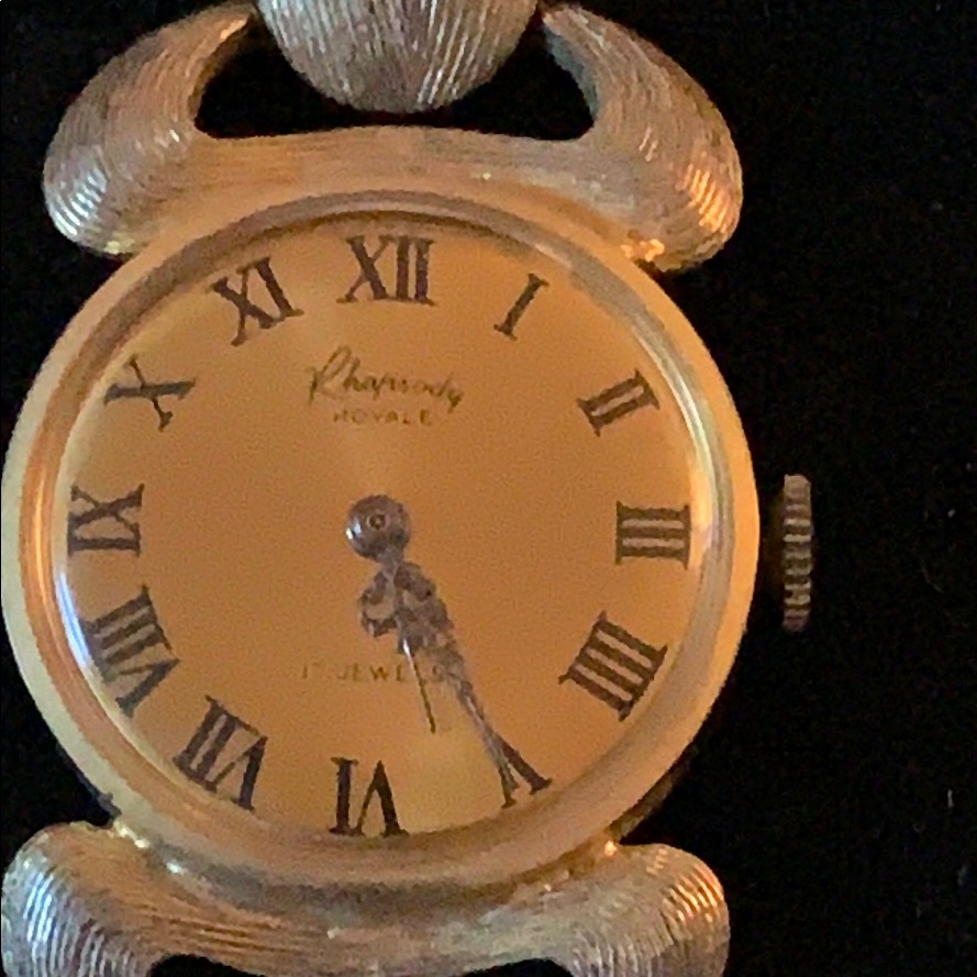 Watch Vintage 1970s Rhapsody Royale 17jewel Windup